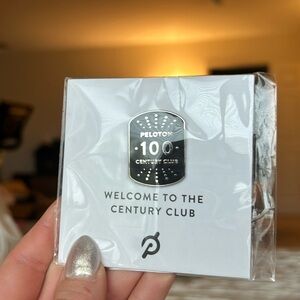 Peloton 100 century club pin